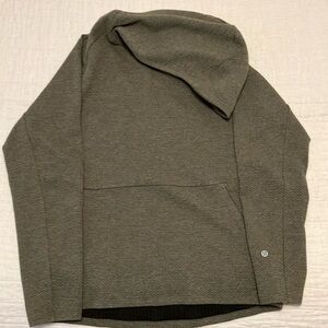 lululemon • At Ease Hoodie • Men’s size L • Heathered Grey Sage/Black